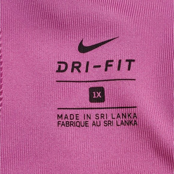 Nike Swoosh Clash Bra Women's Plus Size Dri-Fit Running Training Pink DB4687-665 - Picture 10 of 11